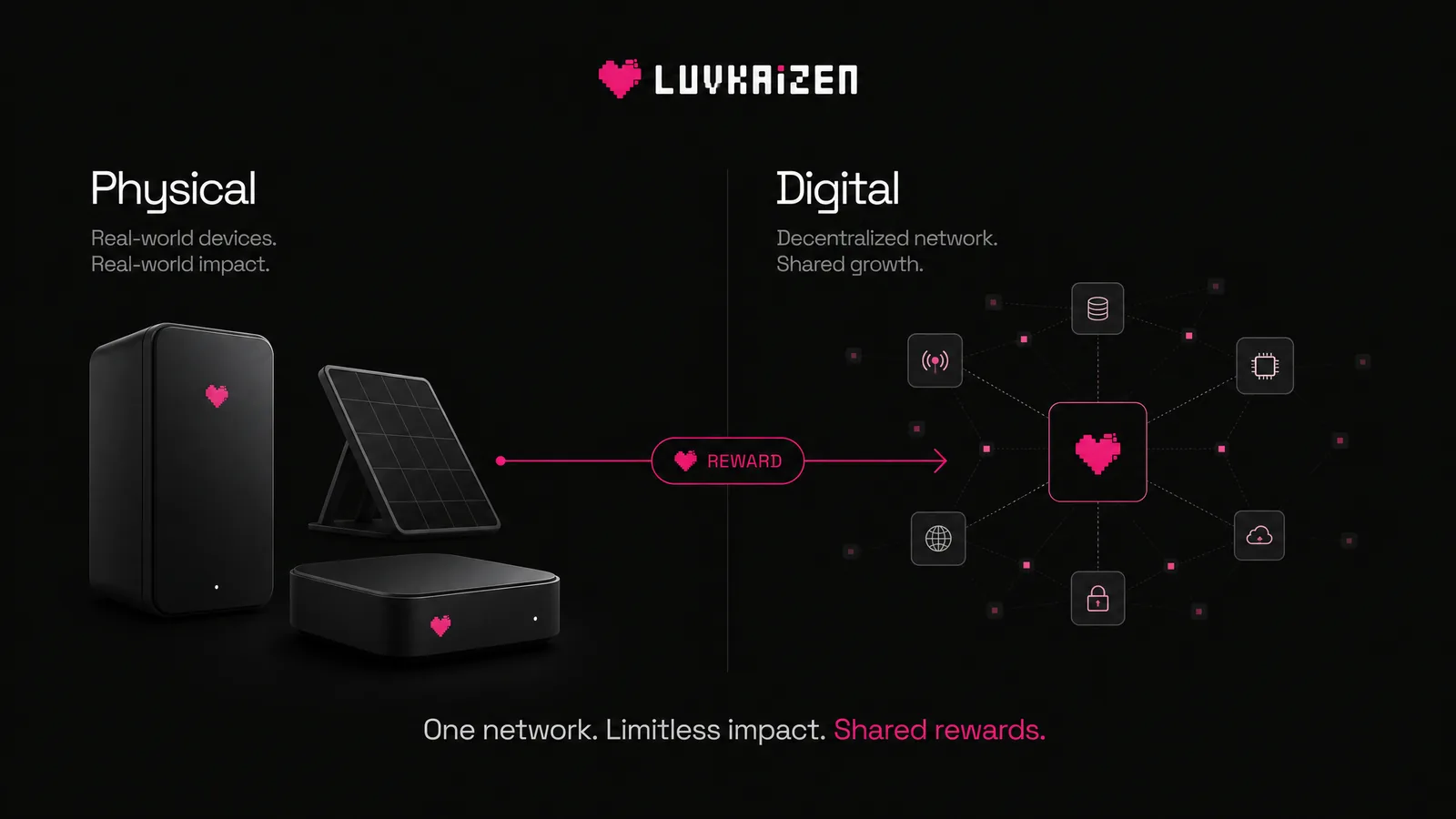DePIN marketing agency visual for decentralized physical infrastructure networks