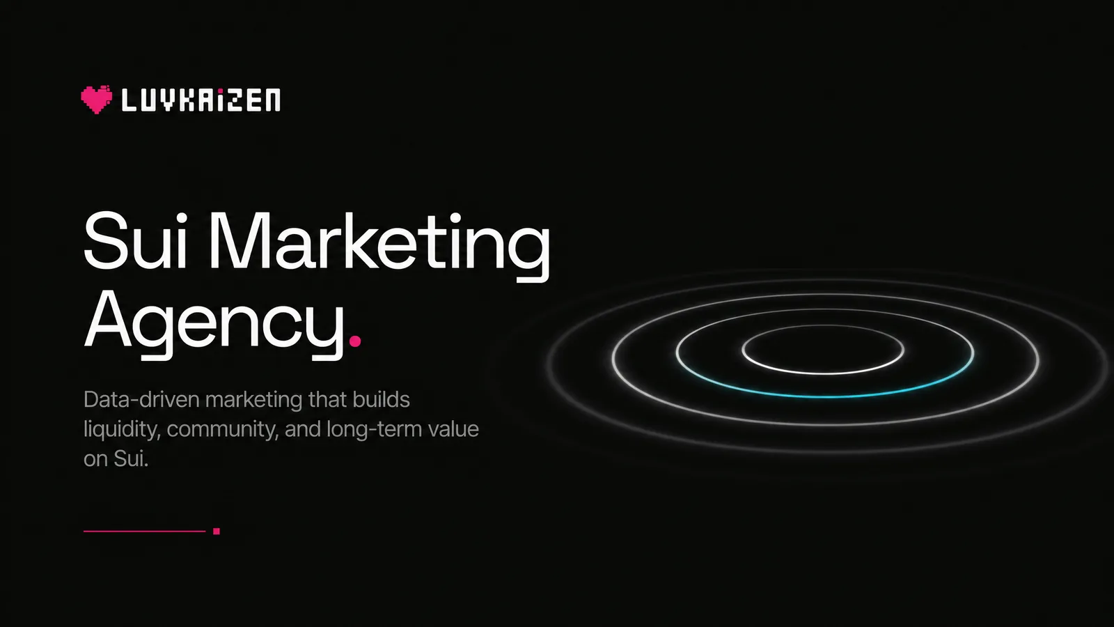 Sui marketing agency: Move-based L1 ecosystem growth