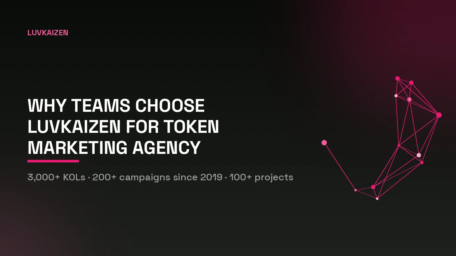 Why token teams choose Cohort Marketing
