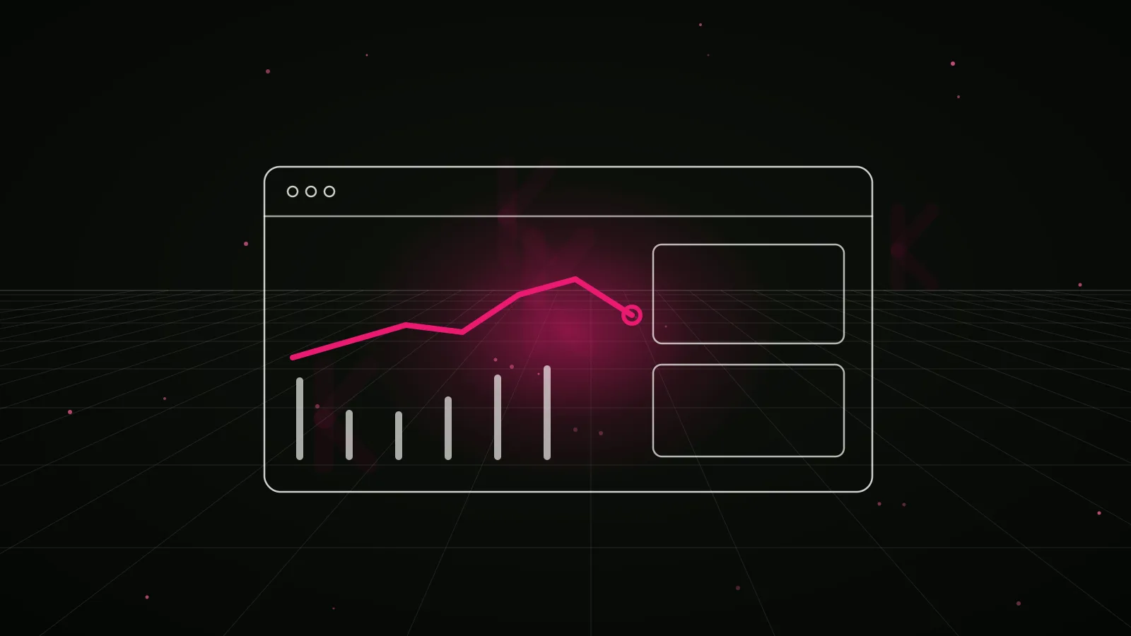 crypto tiktok marketing: results dashboard illustration