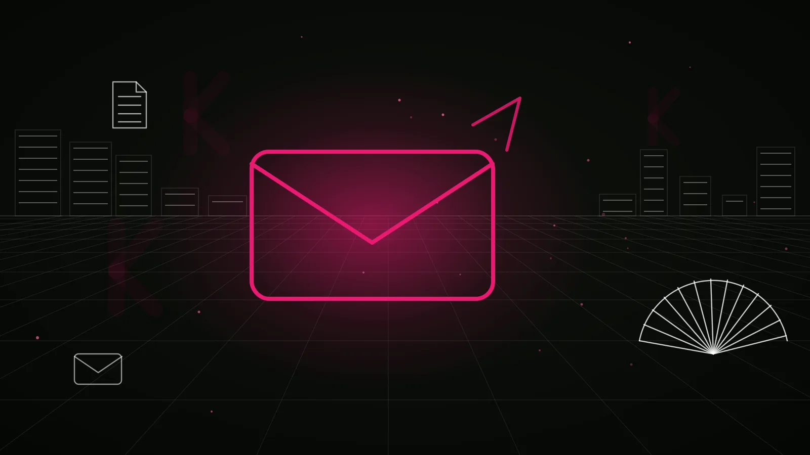 crypto email marketing agency: Cohort Marketing branded hero illustration