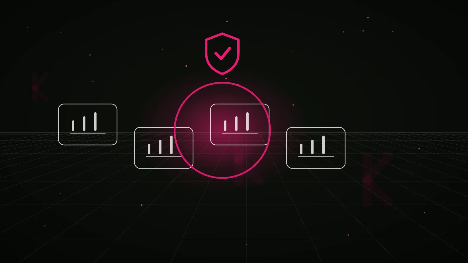 crypto fintech compliance marketing agency: why-us stat panel illustration