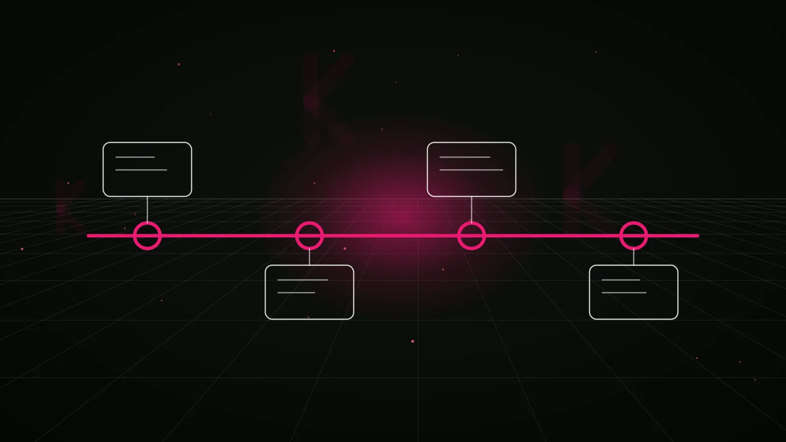 crypto marketing agency europe: process timeline illustration