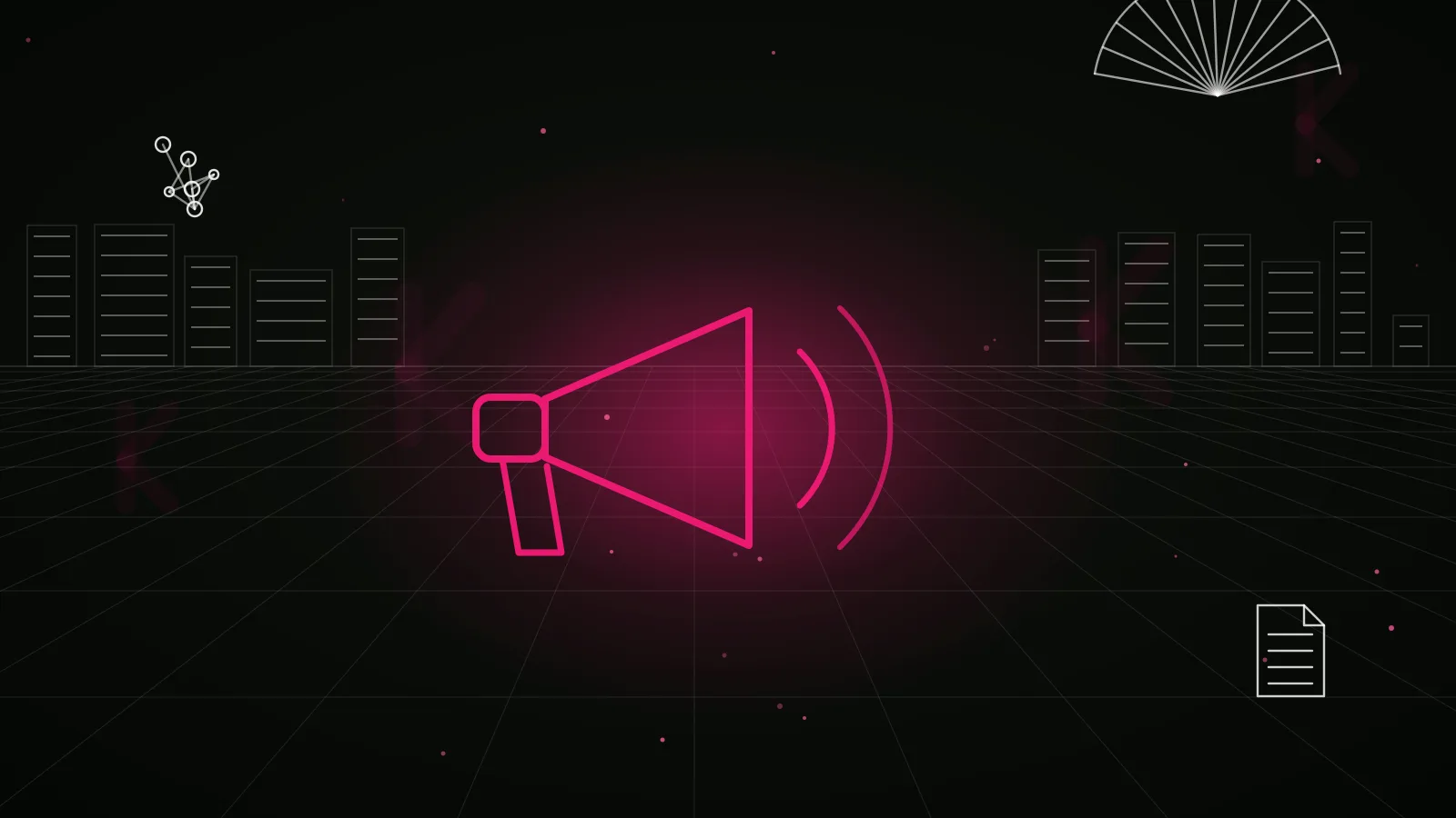 crypto press release distribution: Cohort Marketing branded hero illustration