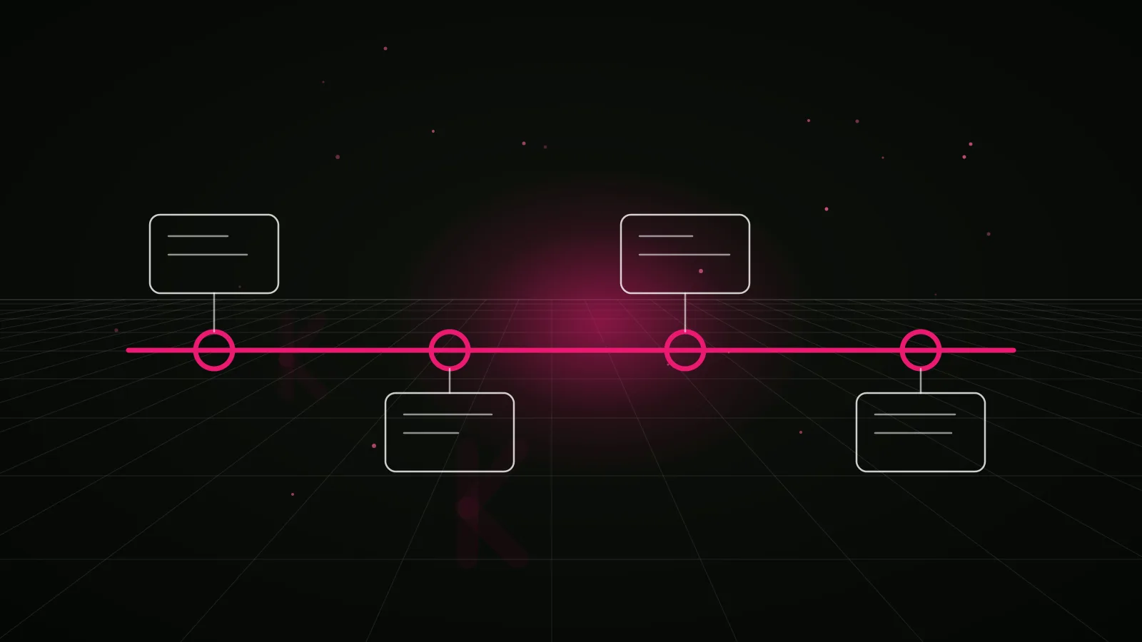 igaming influencer marketing agency: process timeline illustration