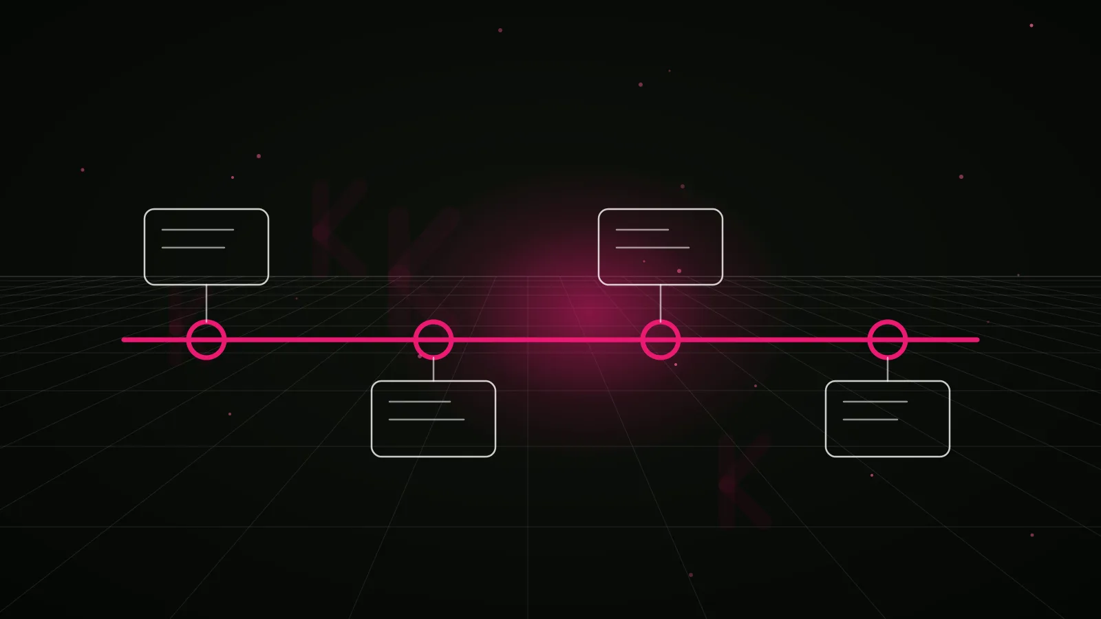 hyperliquid marketing agency: process timeline illustration