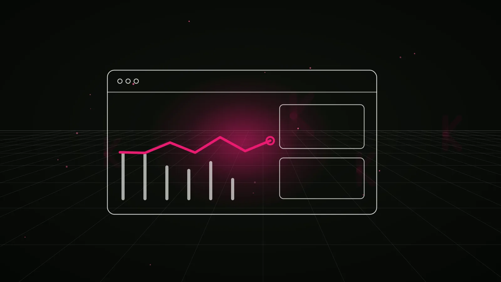 polymarket marketing agency: results dashboard illustration