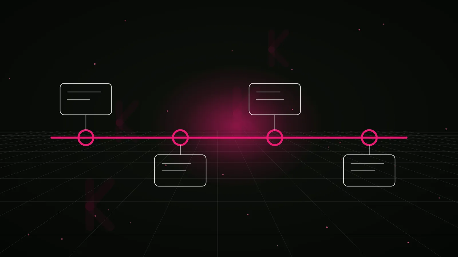 polymarket marketing agency: process timeline illustration