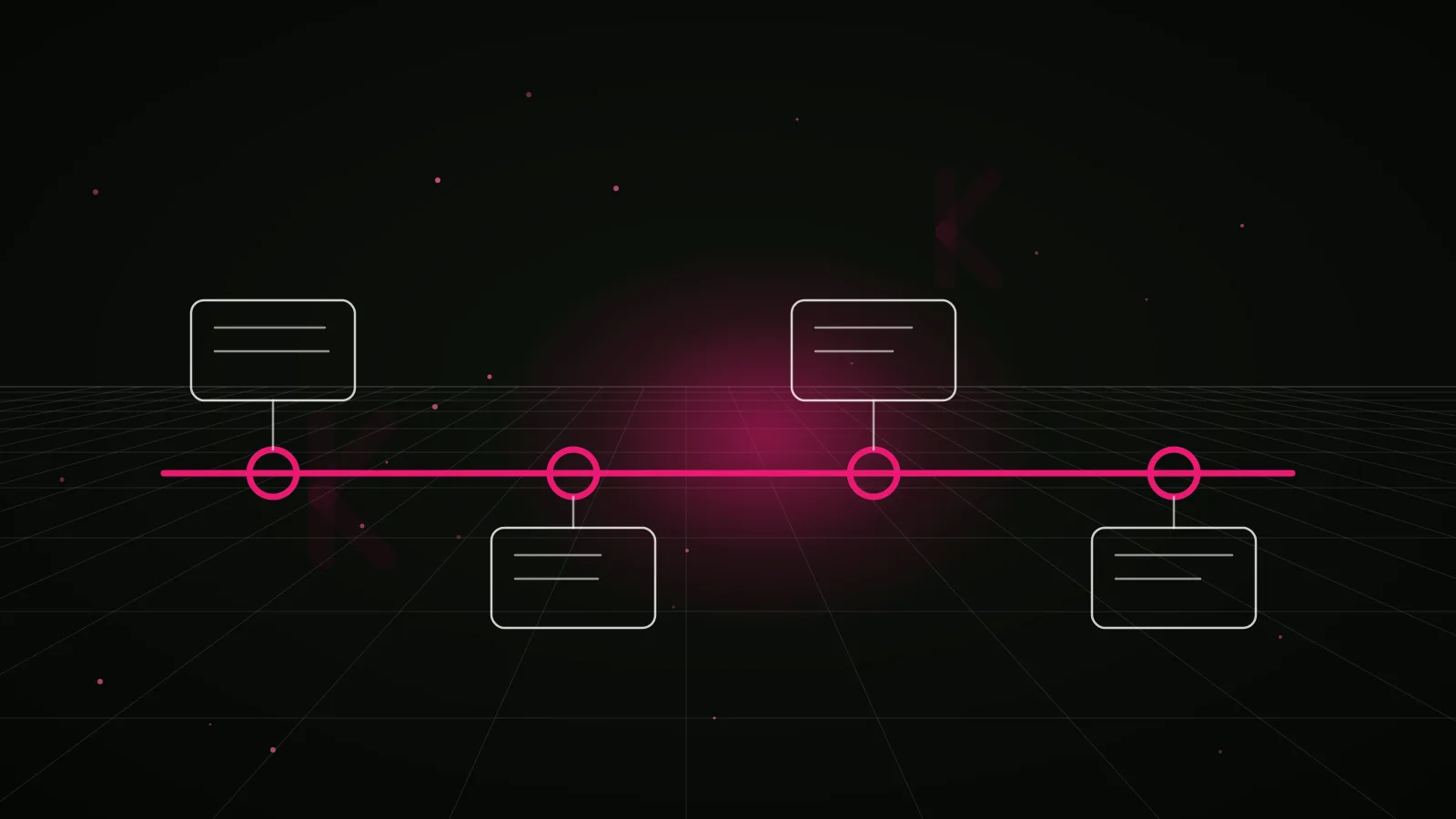 crypto seo agency: process timeline illustration