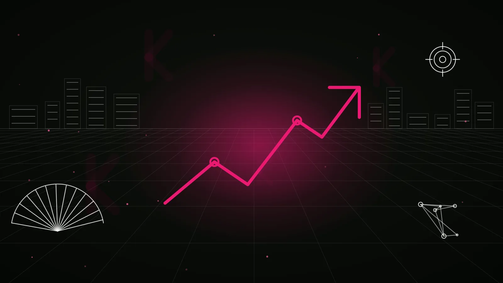 crypto shilling services: Cohort Marketing branded hero illustration
