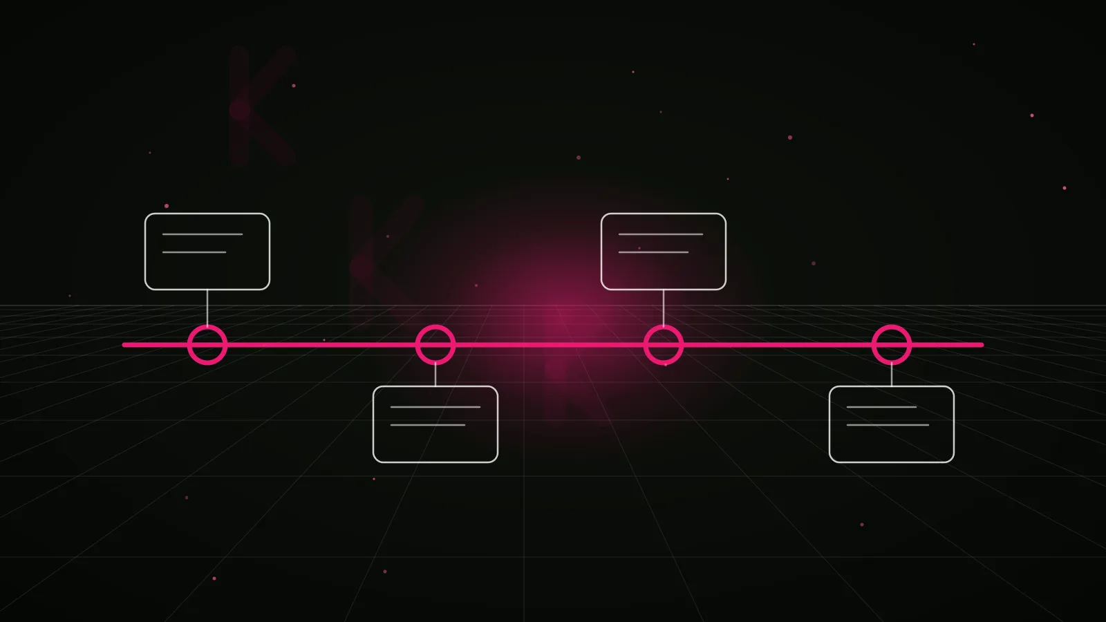 nft marketing agency: process timeline illustration