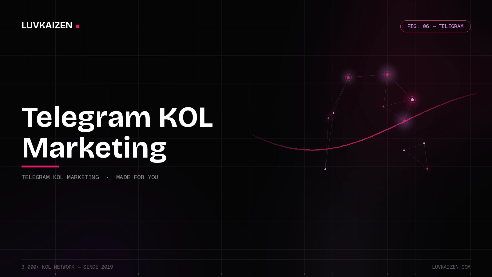 Telegram KOL marketing agency: Cohort Marketing hero illustration