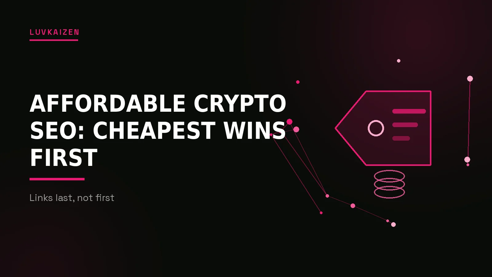 affordable crypto seo services: Cohort Marketing branded hero illustration