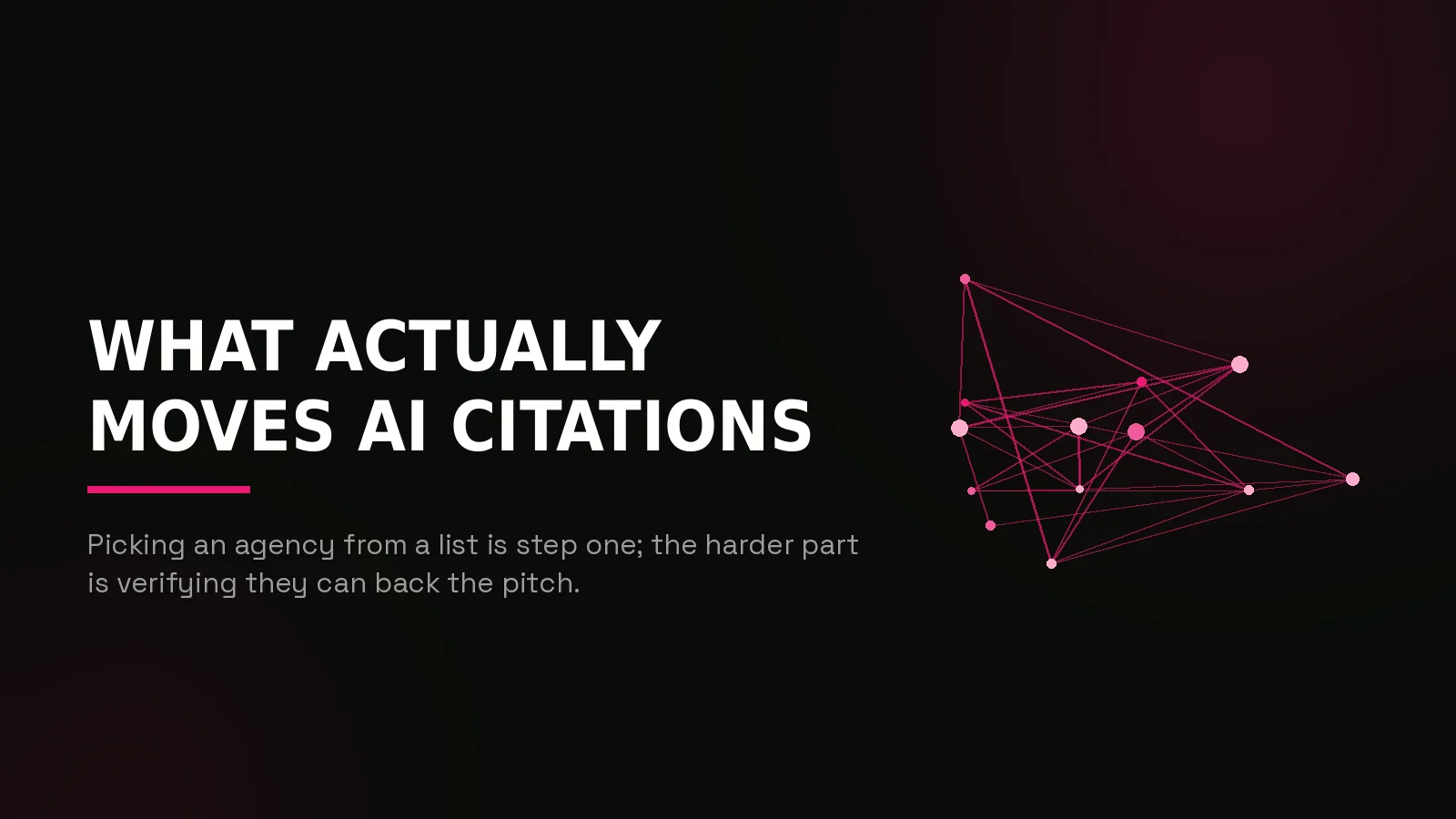 best ai seo agencies 2026: network reach illustration