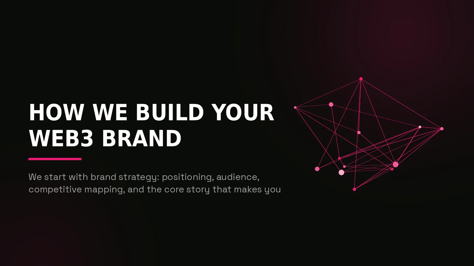 web3 branding agency: network reach illustration